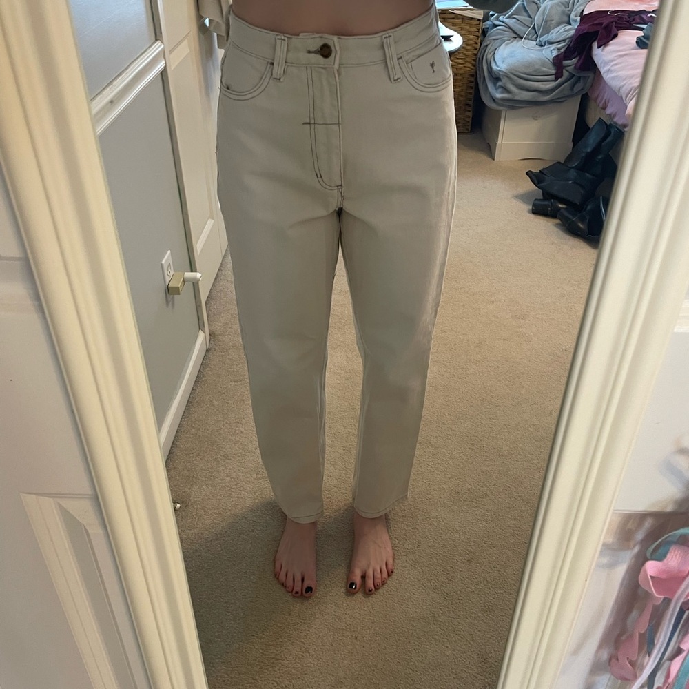 Classic Cream Women's Jeans